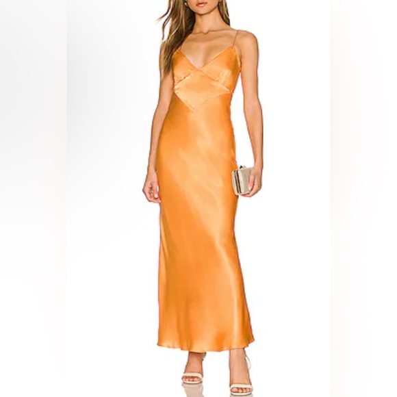 Bardot Dresses & Skirts - Bardot, Malinda Tangerine Slip Dress, Size XS | 1264